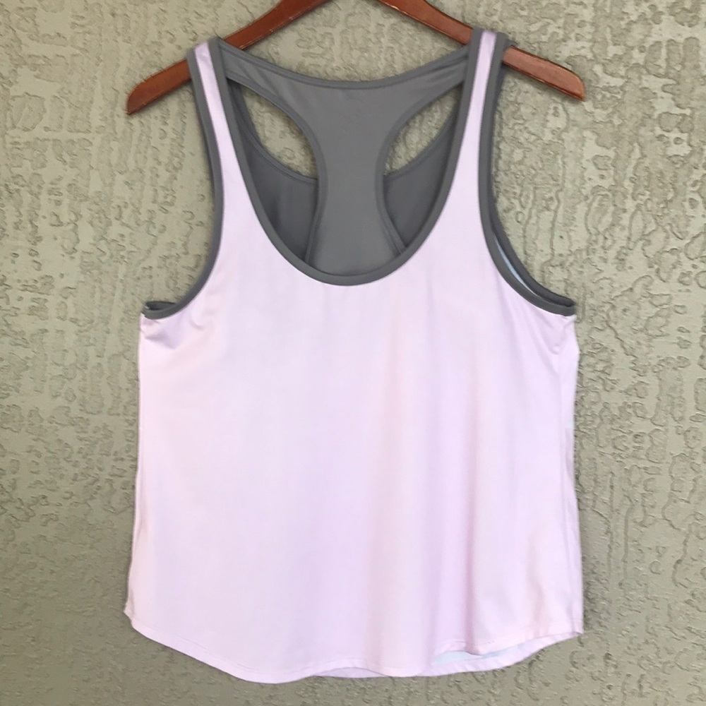 SO, Tropical Fruit Print, Athletic Tank Top With Built In Bra - Picture 3 of 10
